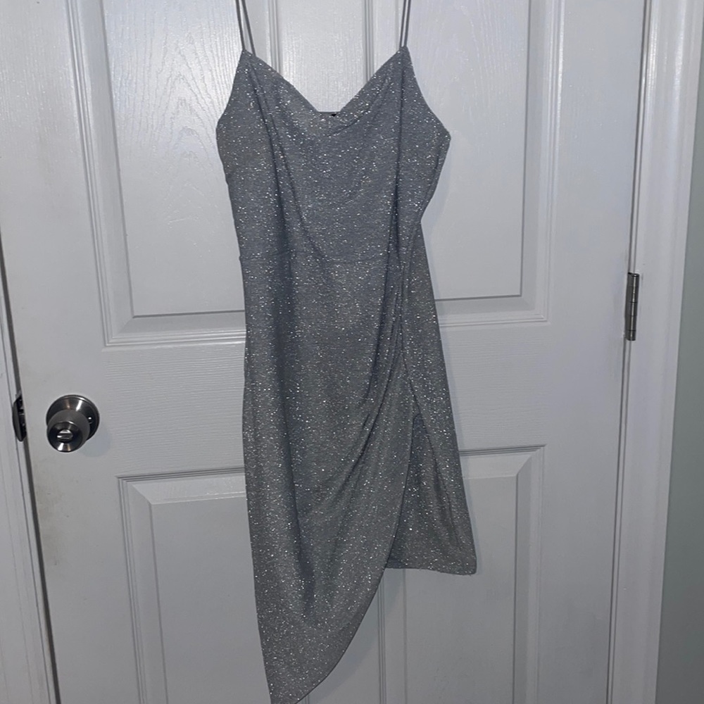 Silver Cocktail Dress